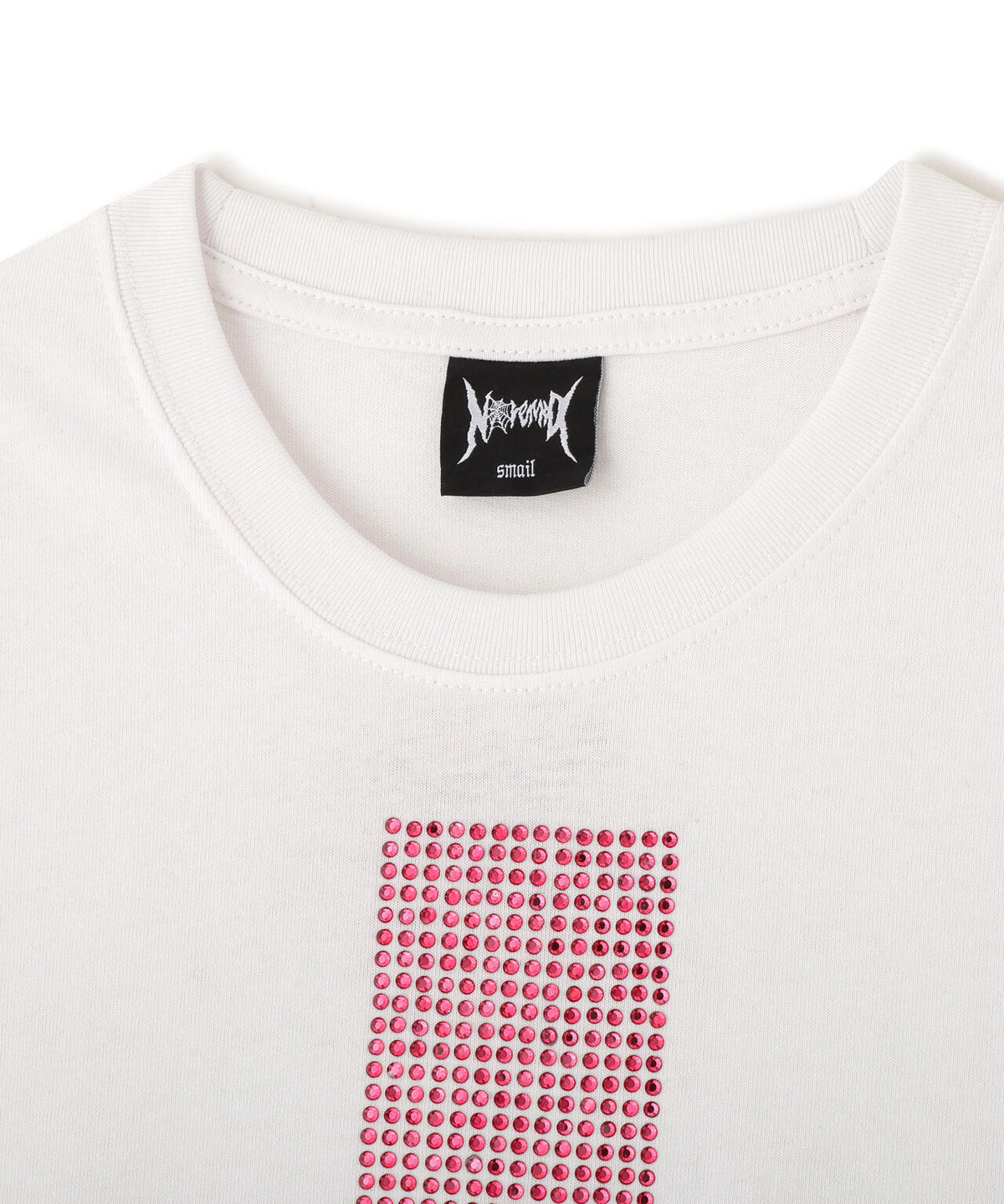 NoRemid/ノーリミッド/【LHP EXCLUSIVE】Cross Rhinestone S/S Tee