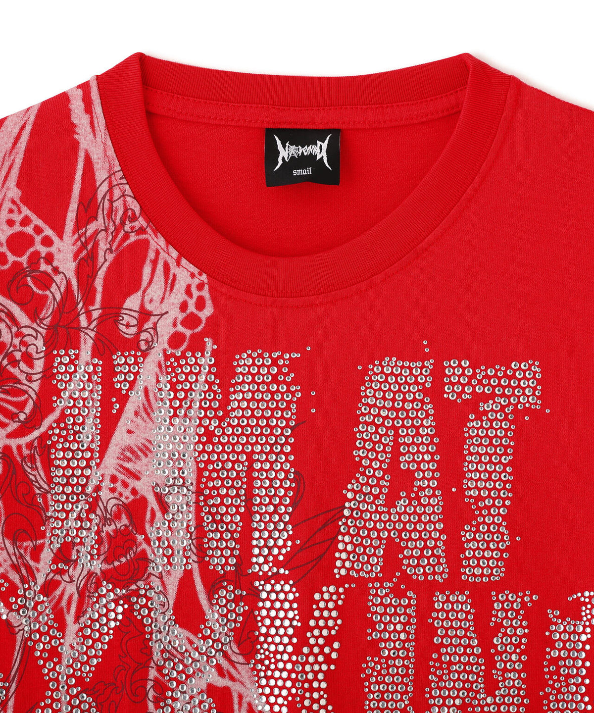 NoRemid/ノーリミッド/【LHP EXCLUSIVE】Logo Rhinestone S/S Tee