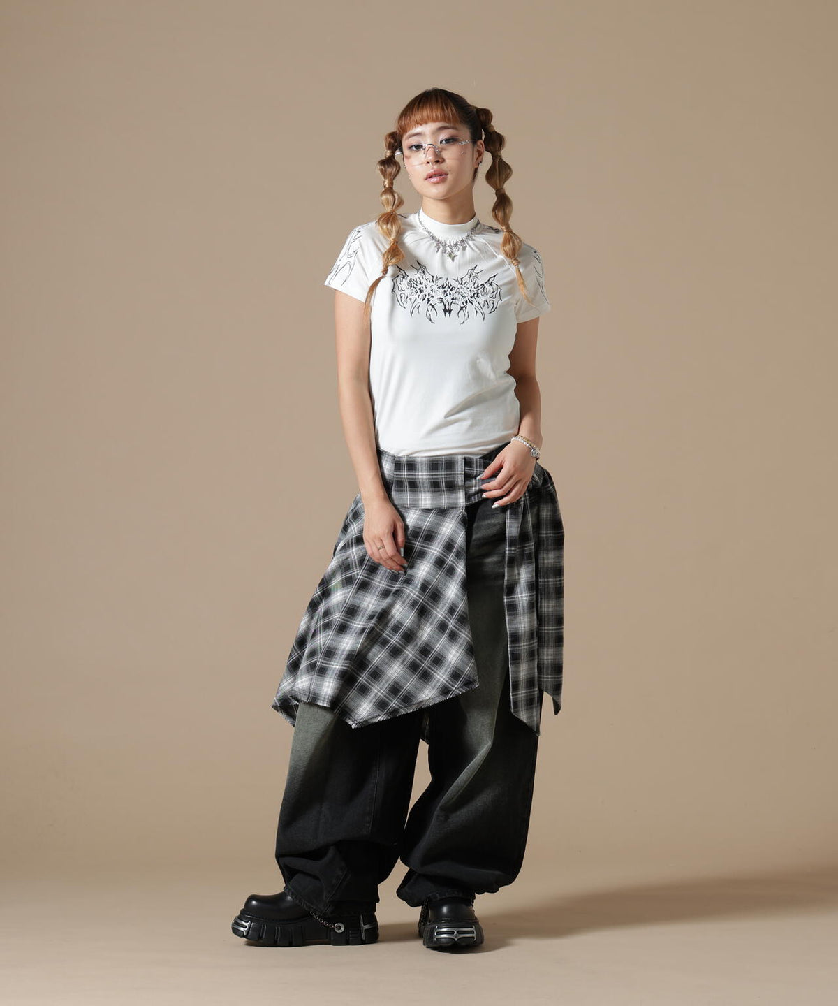 MAVYTH/メヴィス/TRIBAL HIGH NECK TEE