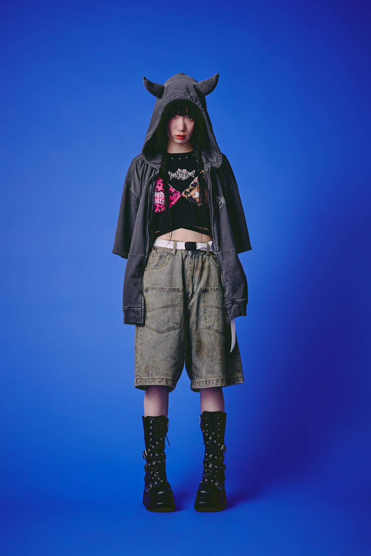 GALFY/ガルフィー/【LHP EXCLUSIVE】地雷ギャル リブ半袖TEE | L.H.P