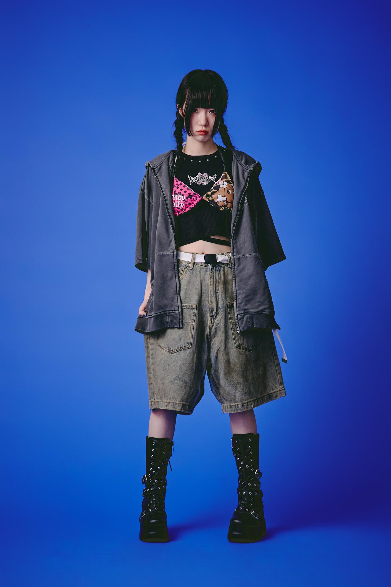 GALFY/ガルフィー/【LHP EXCLUSIVE】地雷ギャル リブ半袖TEE | L.H.P