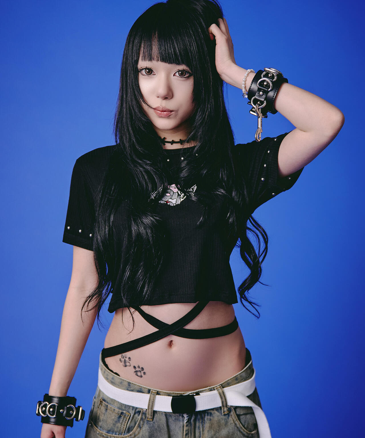 GALFY/ガルフィー/【LHP EXCLUSIVE】地雷ギャル リブ半袖TEE | L.H.P