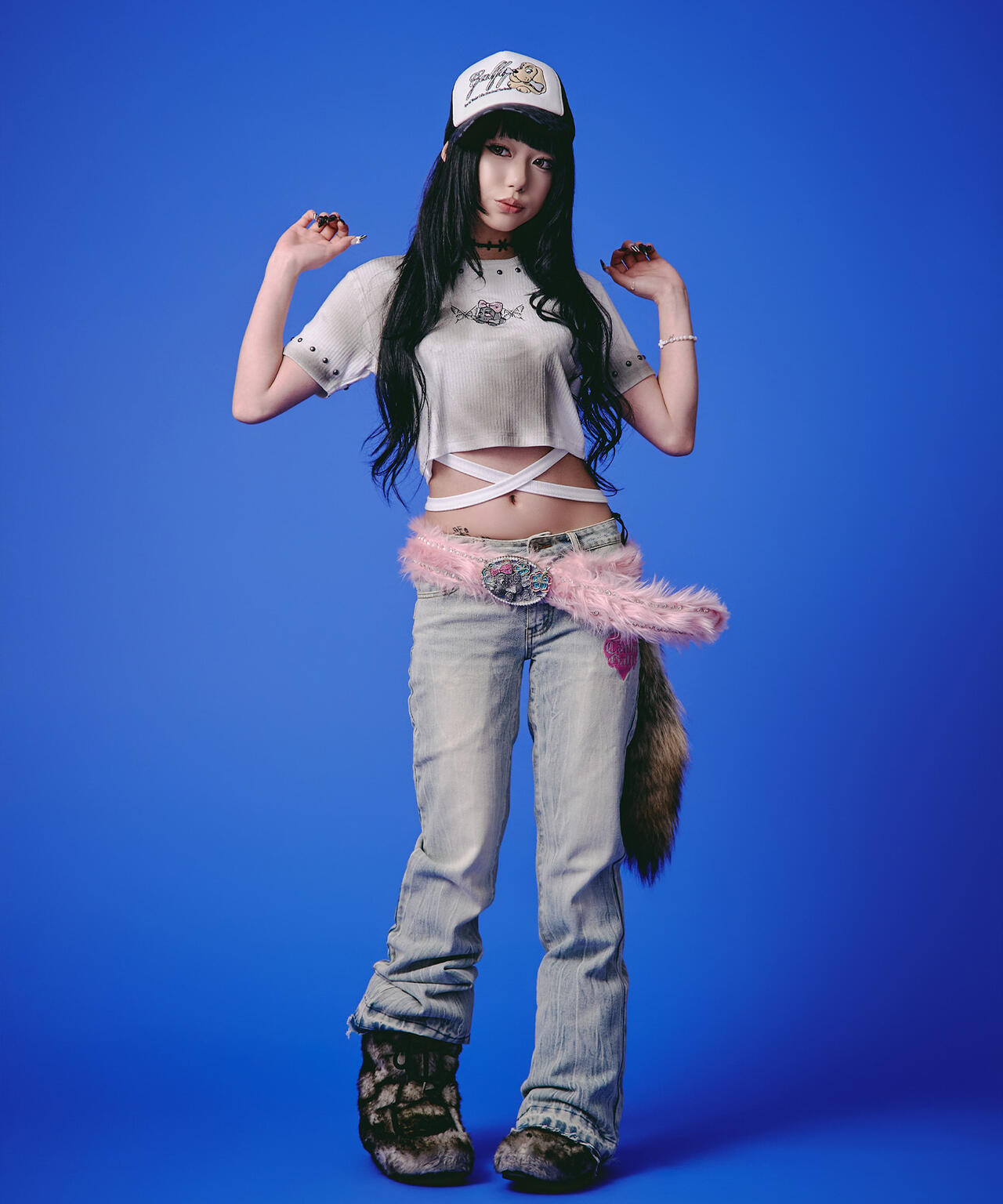 GALFY/ガルフィー/【LHP EXCLUSIVE】地雷ギャル リブ半袖TEE | L.H.P