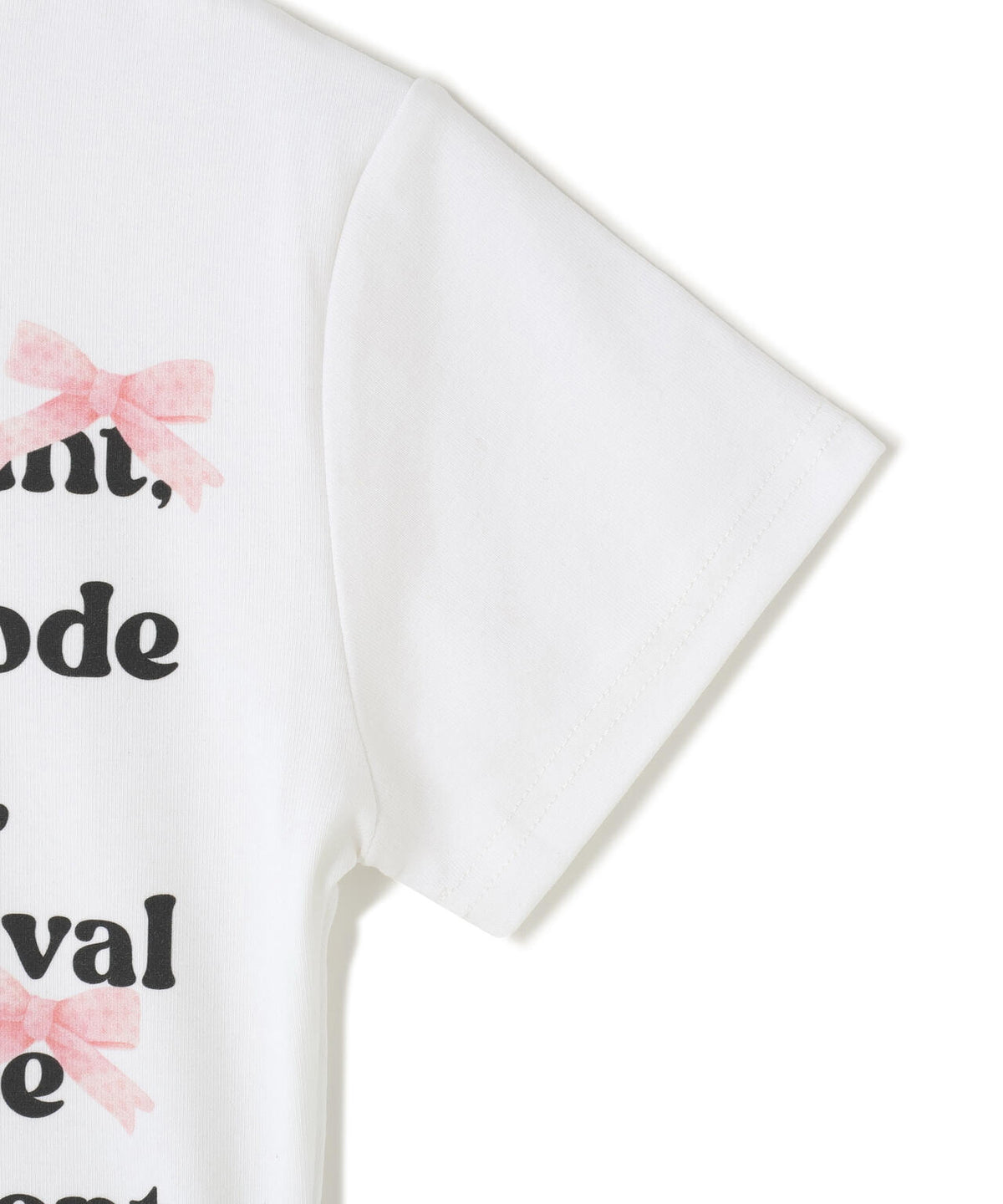 MAVYTH/メヴィス/LETTERRING RIBBON TEE