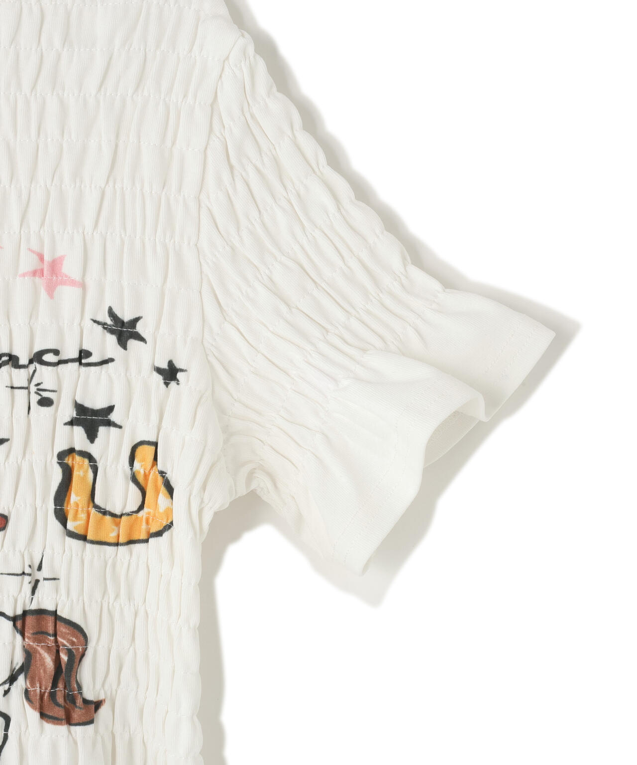 MAVYTH/メヴィス/SHIRRING PONY TEE