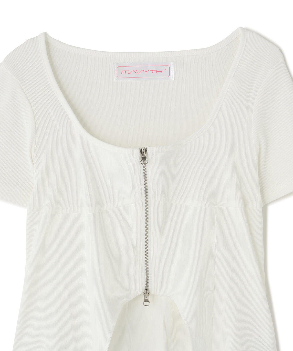 MAVYTH/メヴィス/FRONT ZIP SHORT TOPS