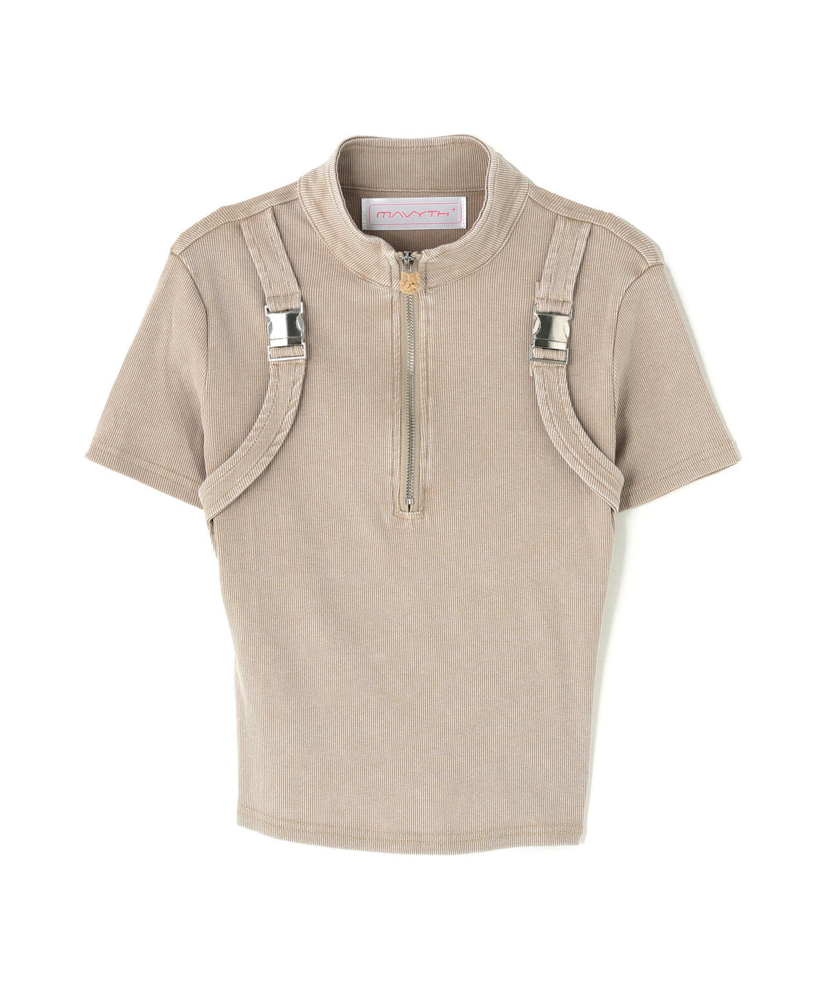 MAVYTH/メヴィス/HALF ZIP BELT TOPS