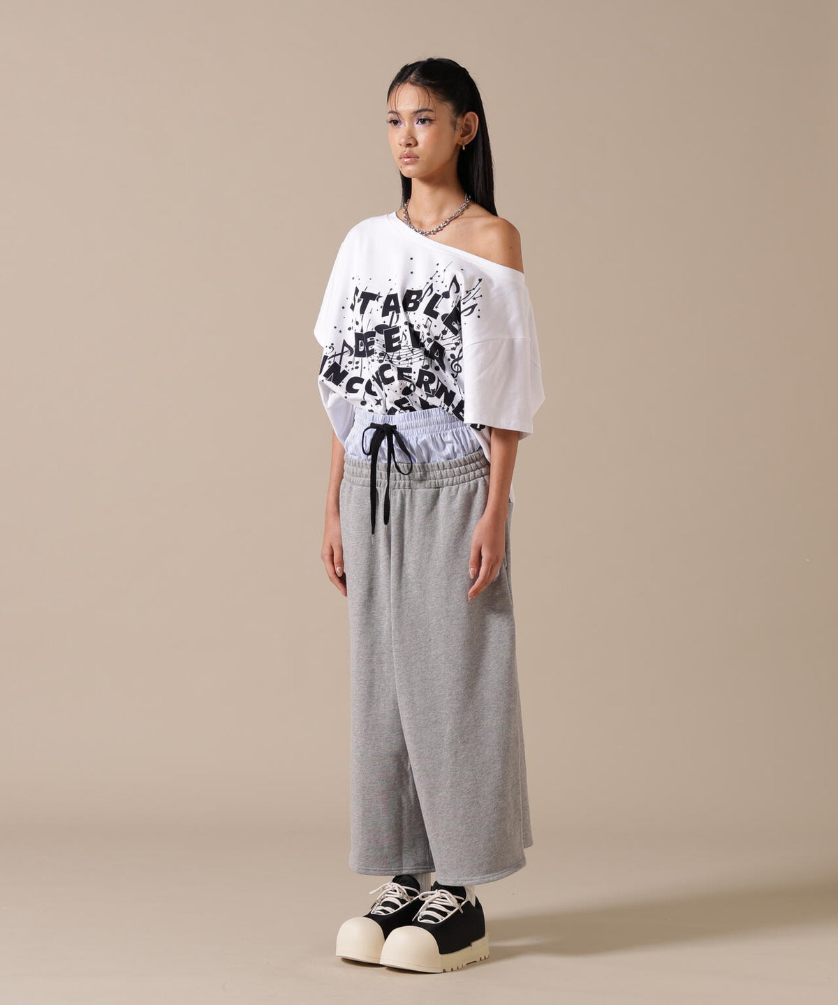 DeEVA/ディーヴァ/off-Shoulder Tee