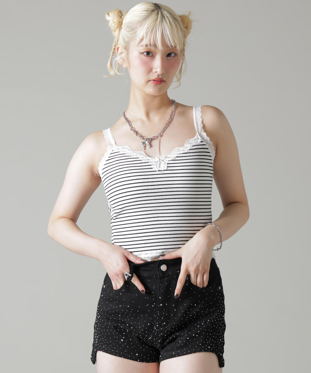 MAVYTH/メヴィス/BORDER CAMISOLE