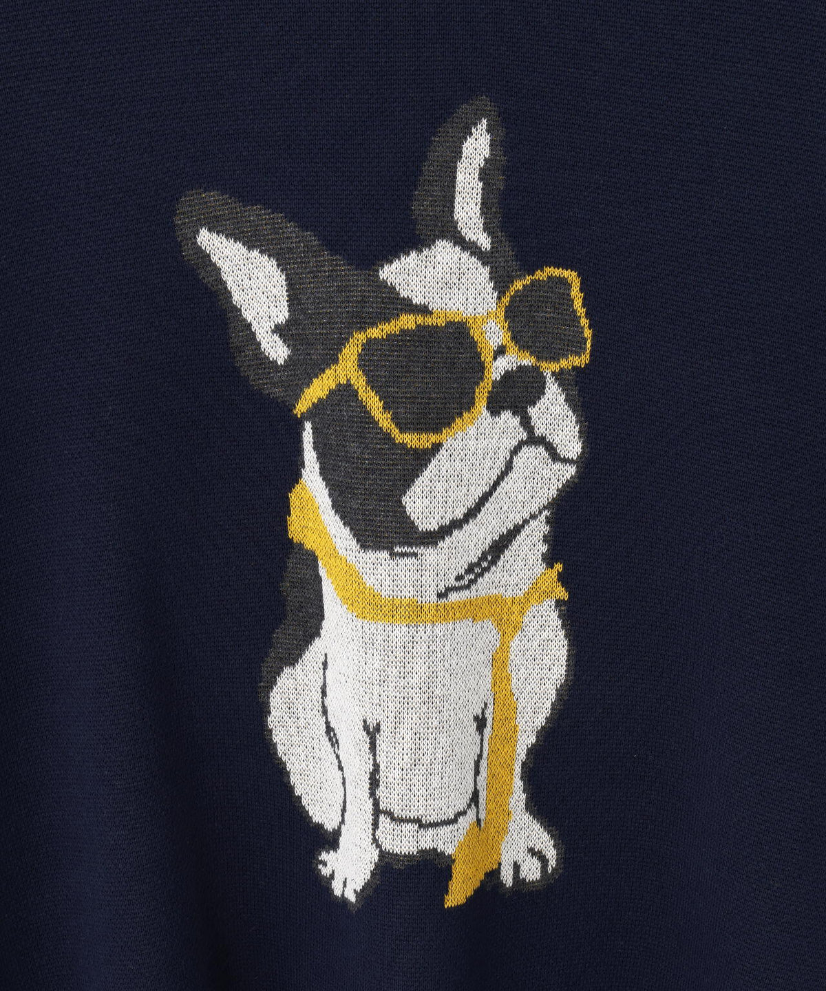 【WEB&DEPOT限定】DankeSchon/ダンケシェーン/WJACQUARD DOG CREWNECK