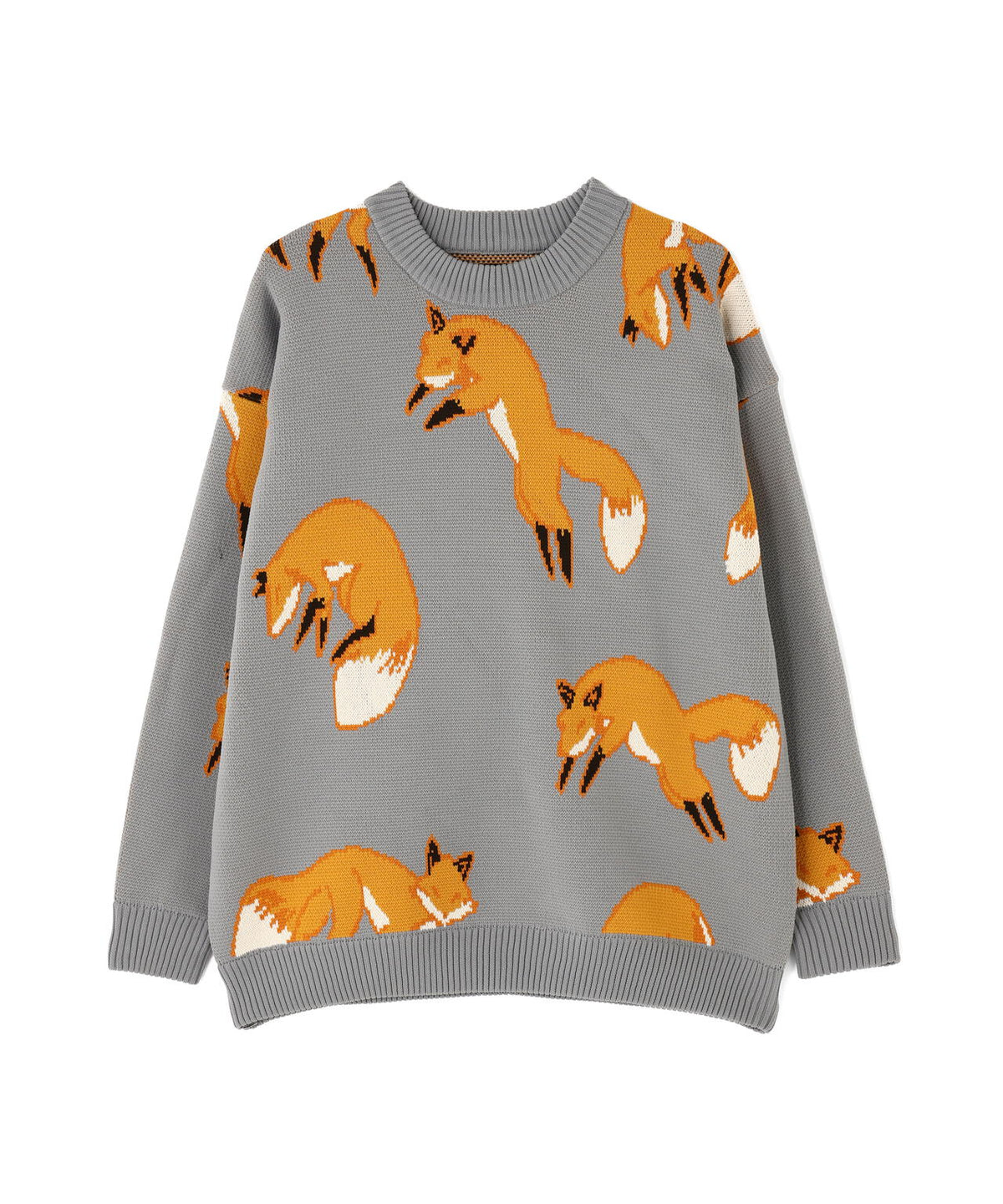 【WEB&DEPOT限定】DankeSchon/ダンケシェーン/AIRY FOX CREWNECK