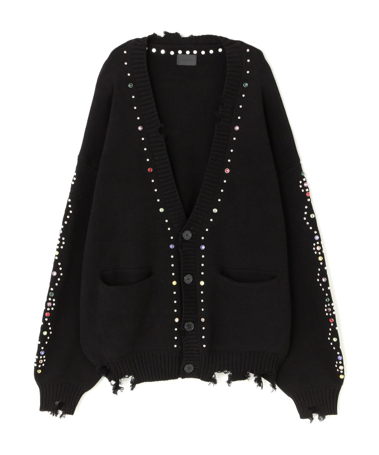 DankeSchon/ダンケシェーン/COTTON WJQ STUDS CARDIGAN