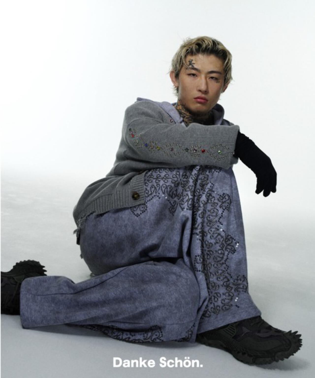 DankeSchon/ダンケシェーン/COTTON WJQ STUDS CARDIGAN | L.H.P