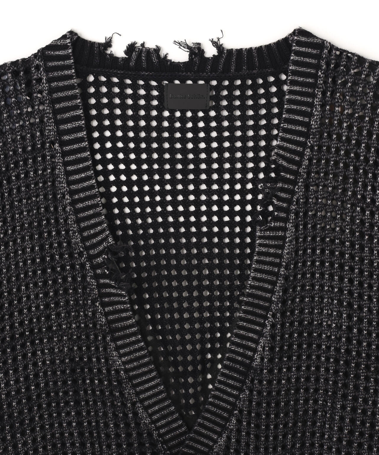 DankeSchon/ダンケシェーン/PIGMENT DAMAGE MESH CARDIGAN | L.H.P