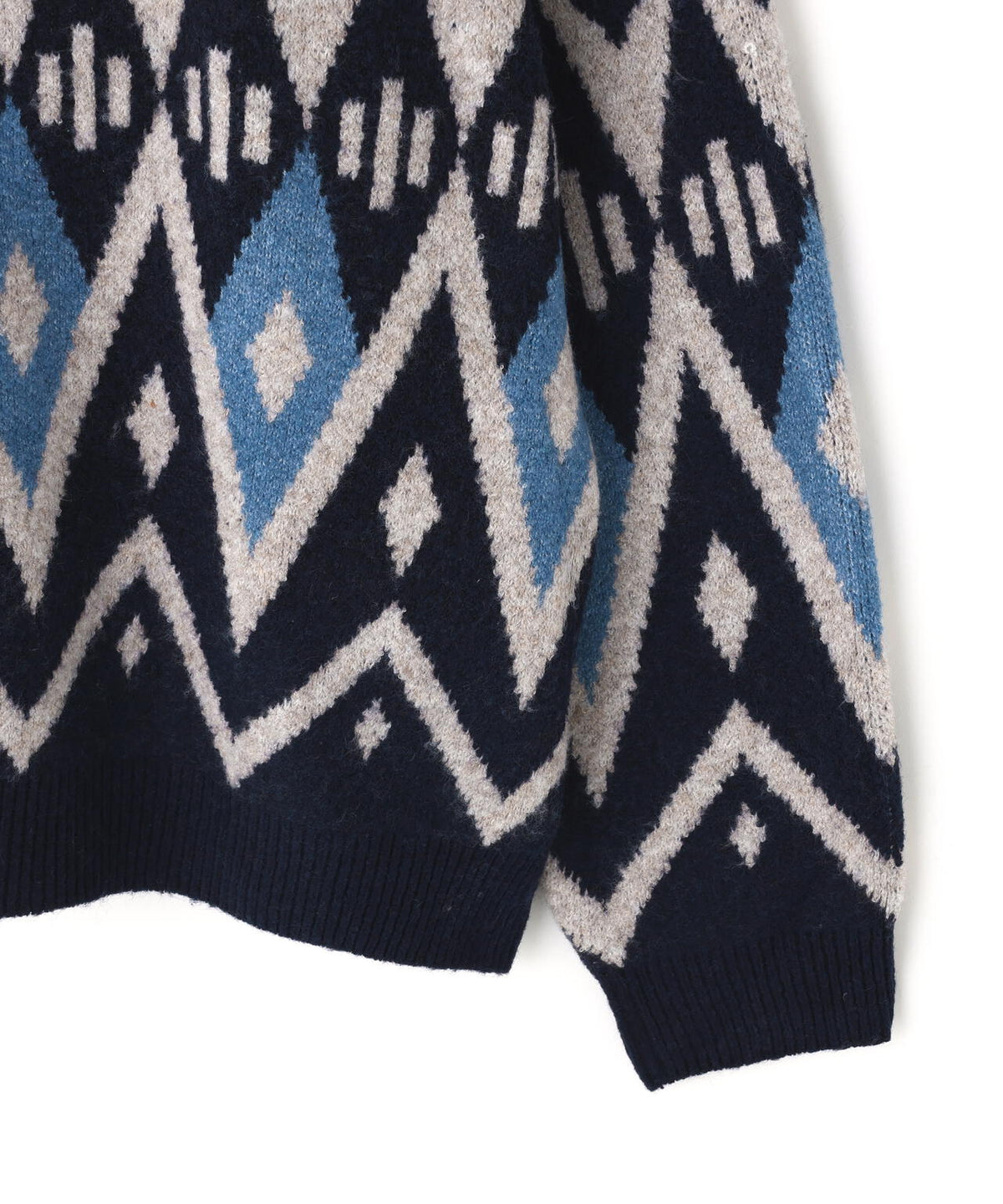 【WEB&DEPOT限定】DankeSchon/ダンケシェーン/WJACQUARED KNIT CARDIGAN