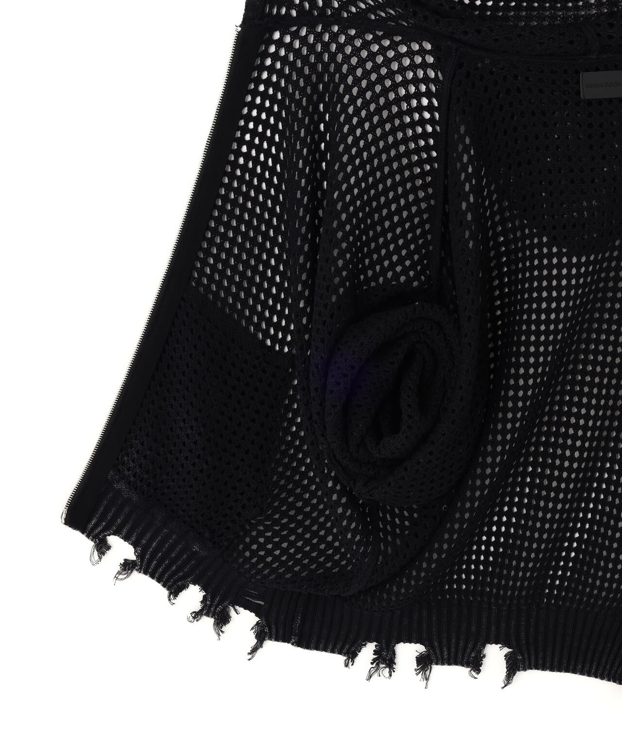 DankeSchon/ダンケシェーン/PIGMENT DAMAGE MESH HOODIE
