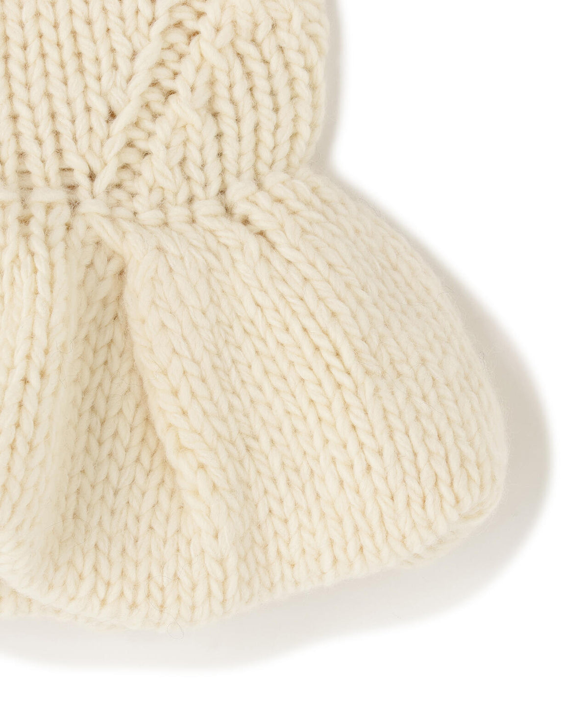 CLANE/クラネ/W FACE HAND KNIT PEPLUM BUSTIER