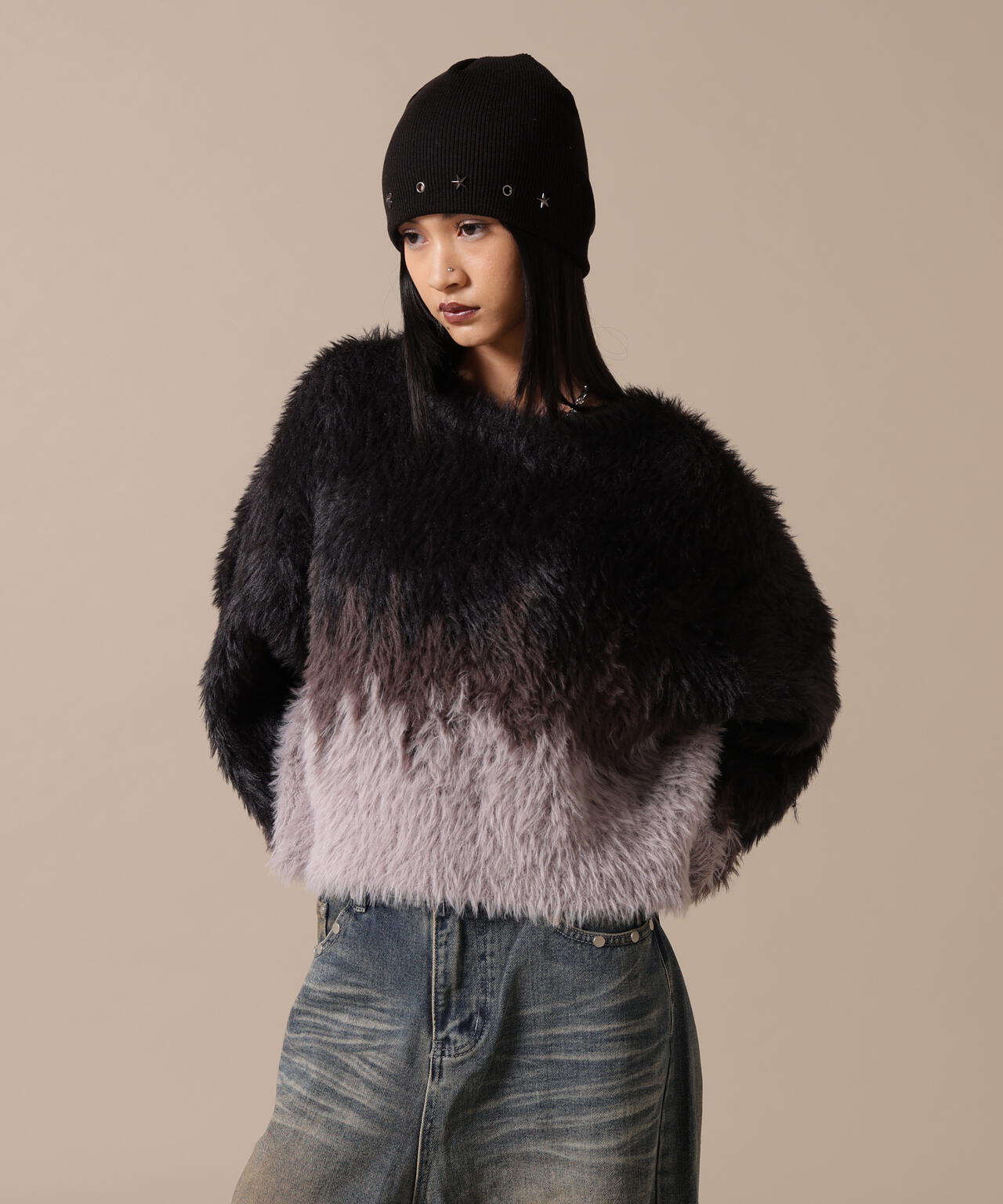 DankeSchon/ダンケシェーン/WOMEN SHAGGY KNIT | L.H.P