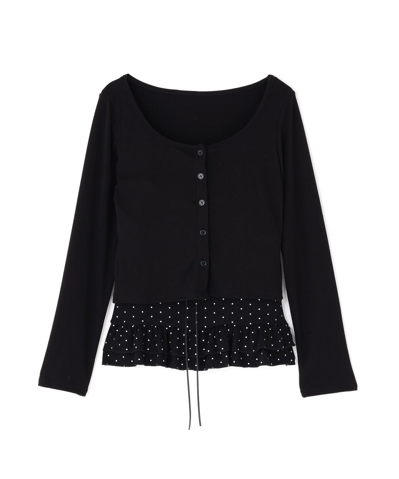 DeEVA/ディーヴァ/Dot Camisole & Cardigan