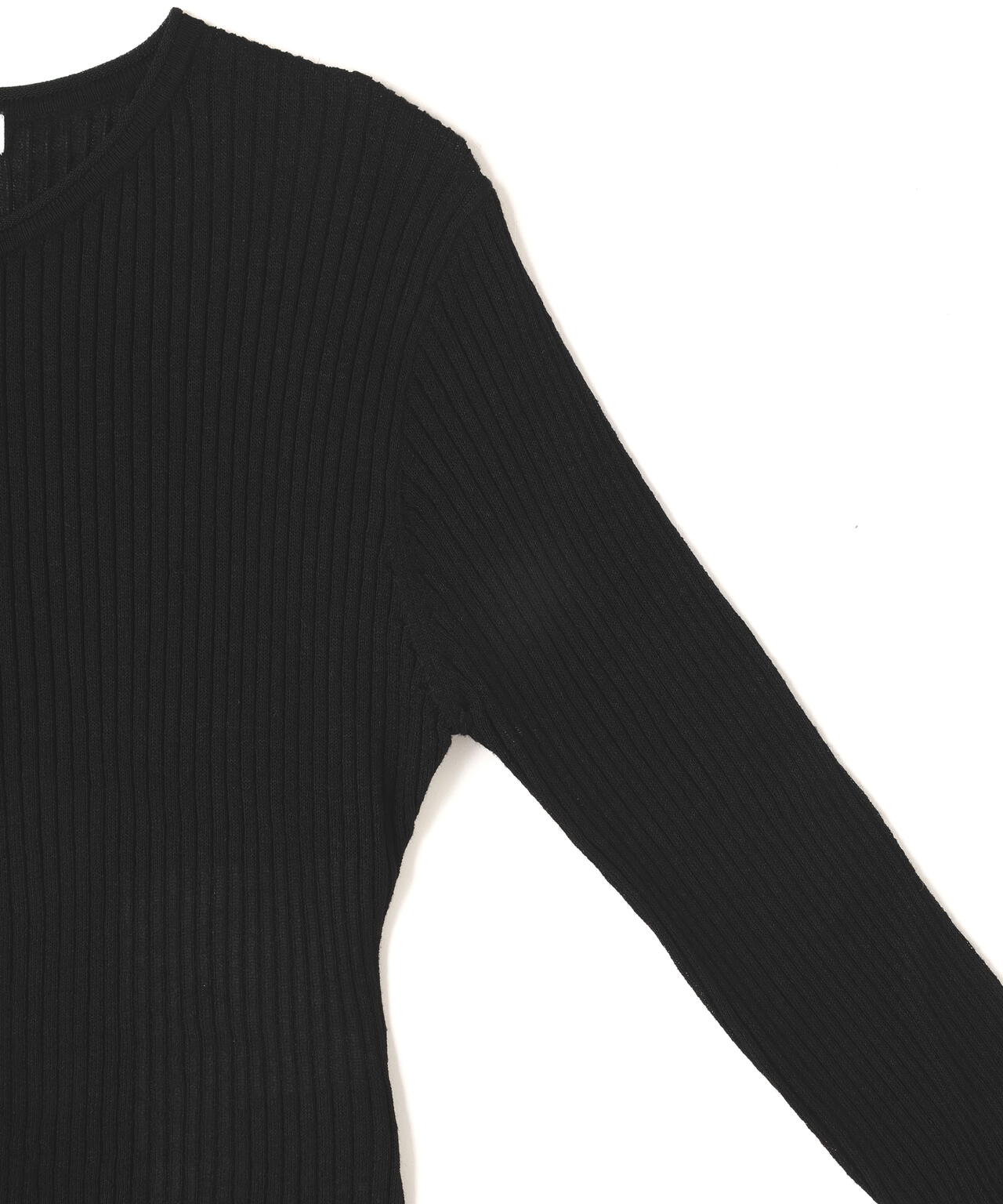 CLANE/クラネ/CONTRAST TRIM SHEER KNIT CARDIGAN