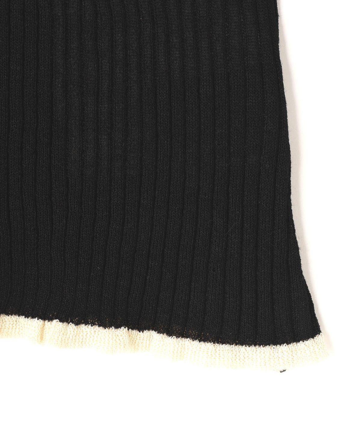 CLANE/クラネ/CONTRAST TRIM SHEER KNIT CARDIGAN