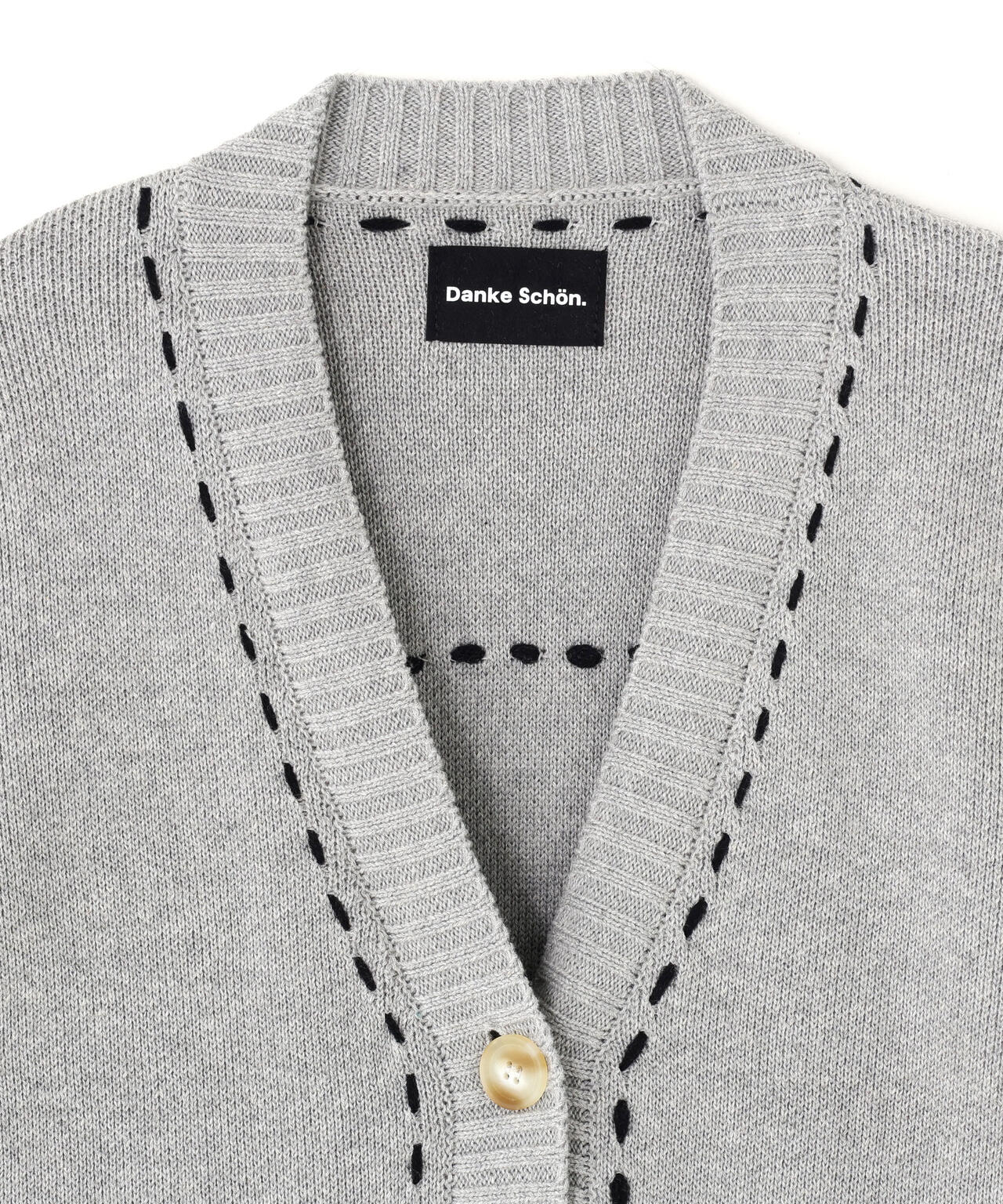 DankeSchon/ダンケシェーン/WOMEN STITCH KNIT CARDIGAN | L.H.P