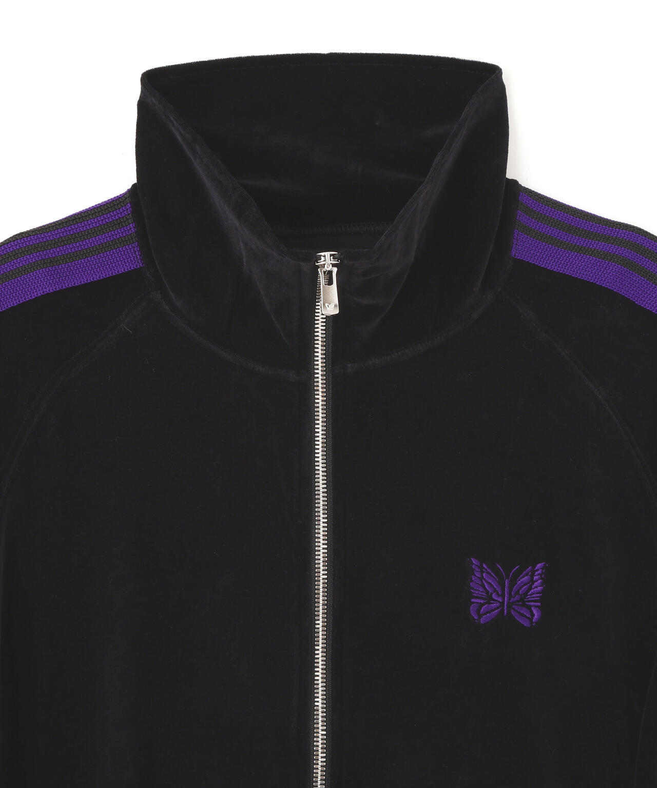 NEEDLES/ニードルズ/【LHP EXCLUSIVE】TRACK JACKET - C/PE VELOUR（BLACK）