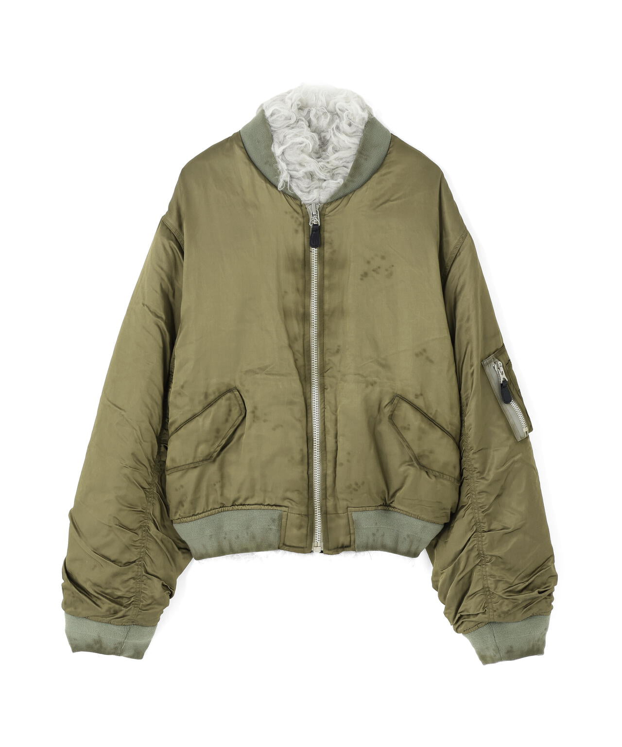 doublet/ダブレット/SMOKE FUR BOMBER JACKET