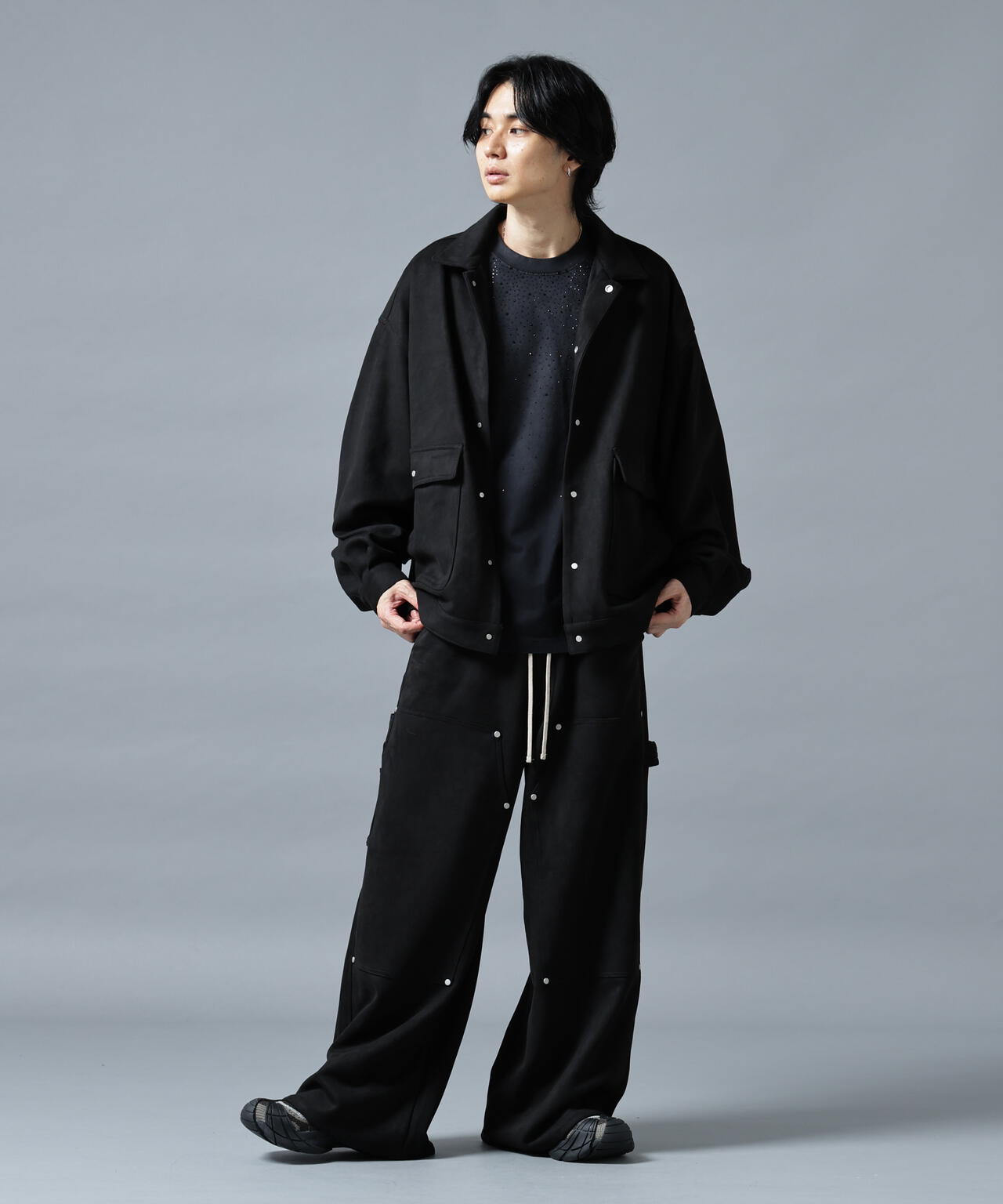 H:180cm C:88cm W:69cm H:90cm 着用サイズ：L