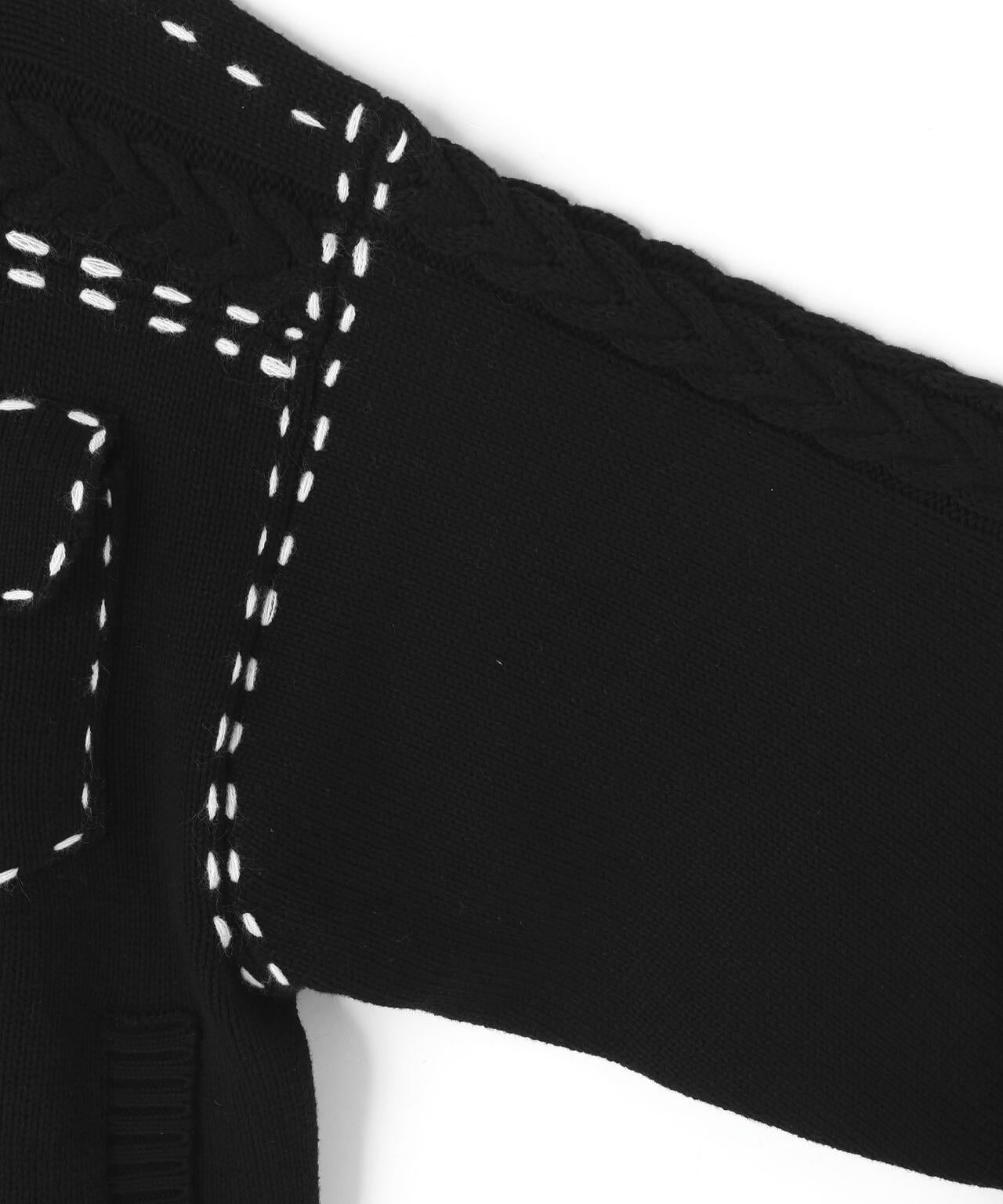 【WEB&DEPOT限定】DankeSchon/ダンケシェーン/HAND STITCH KNIT JACKET