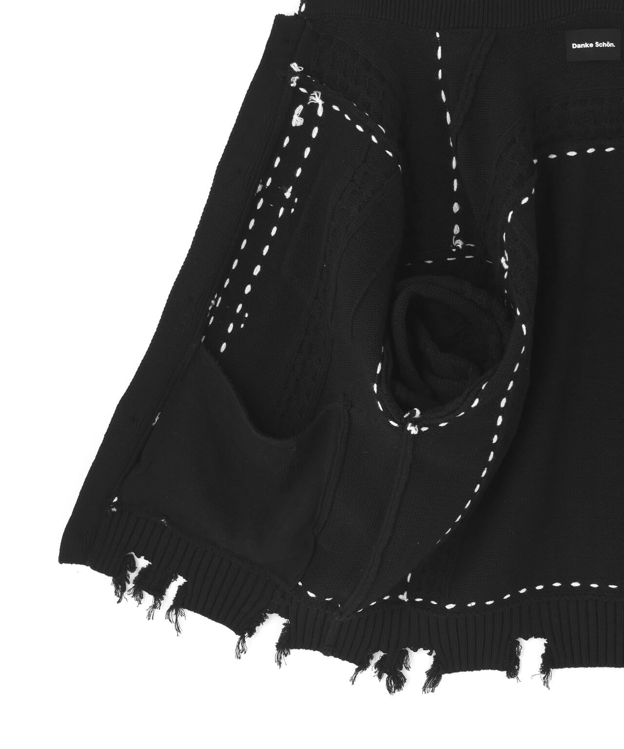 【WEB&DEPOT限定】DankeSchon/ダンケシェーン/HAND STITCH KNIT JACKET
