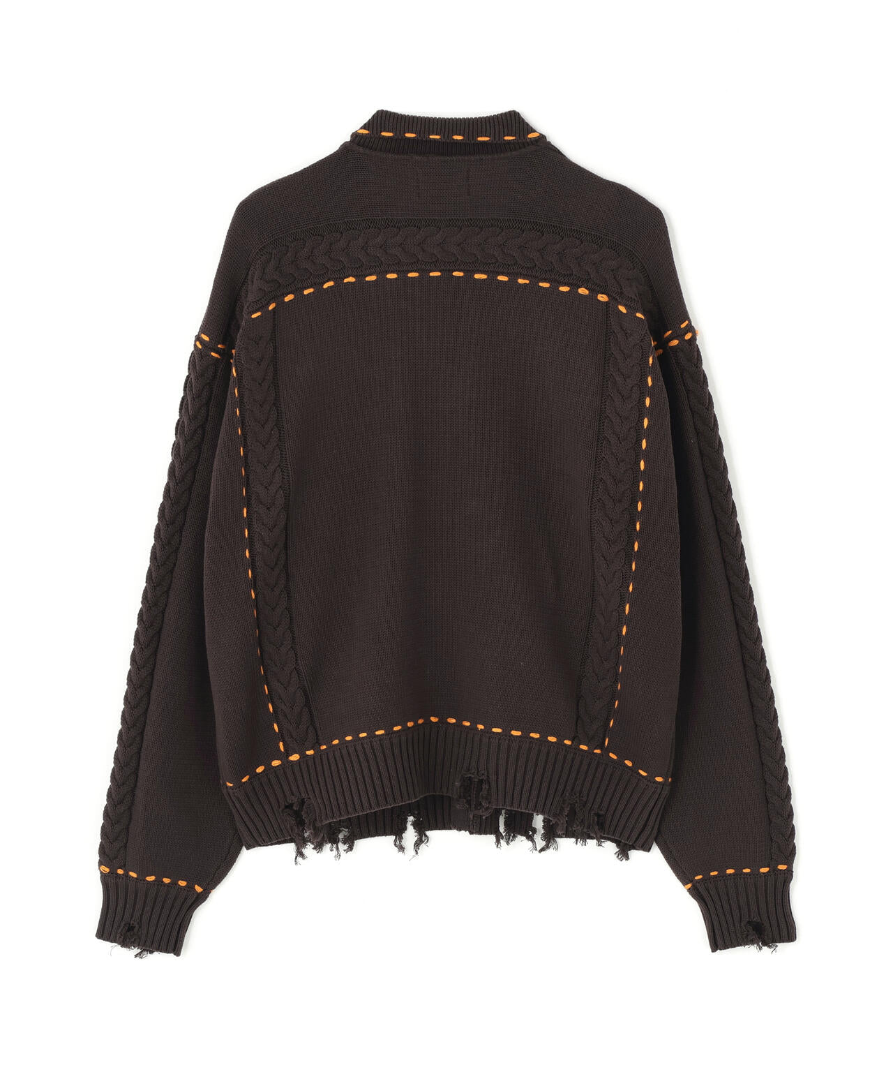 WEB&DEPOT限定】DankeSchon/ダンケシェーン/HAND STITCH KNIT JACKET