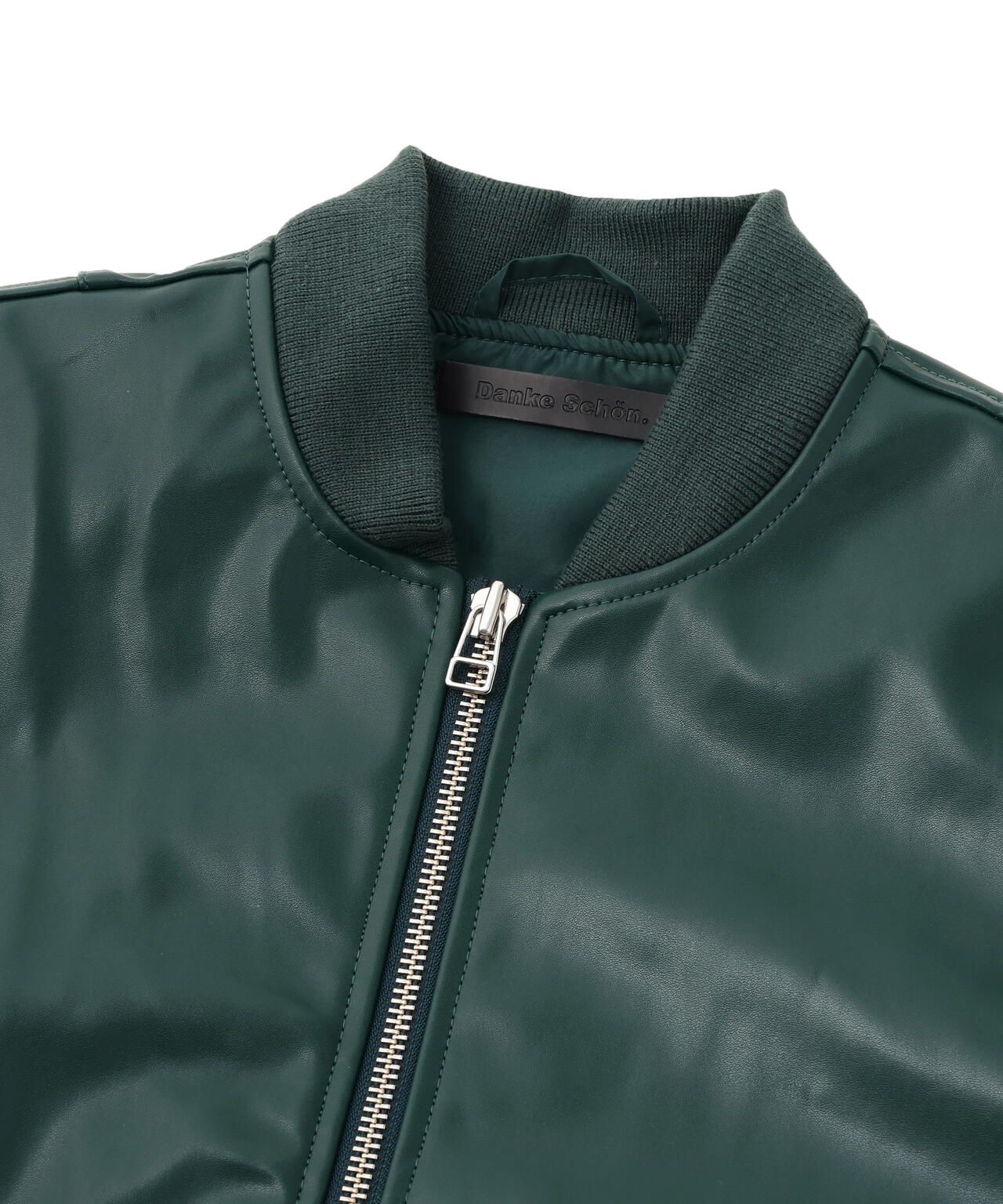 DankeSchon/ダンケシェーン/FAUXLEATHER OVERSIZED MA-1