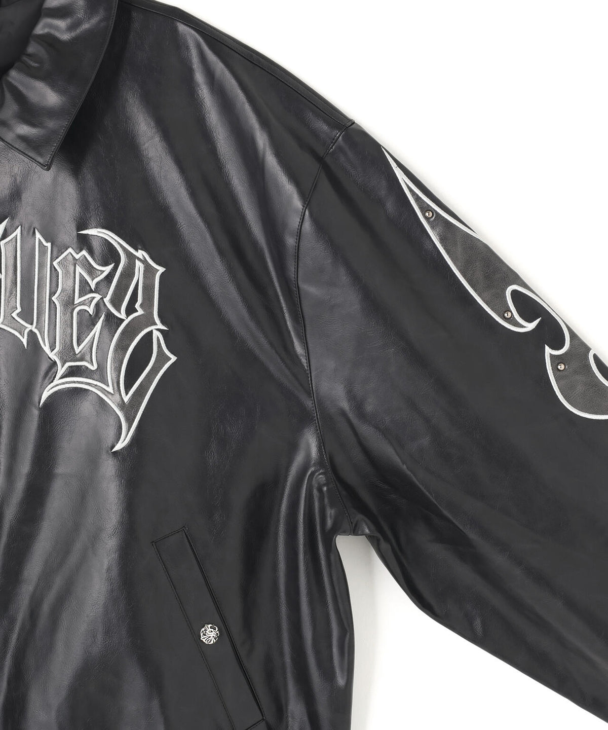 SUPPLIER/サプライヤー/Studded Tribal Faux Leather Jacket