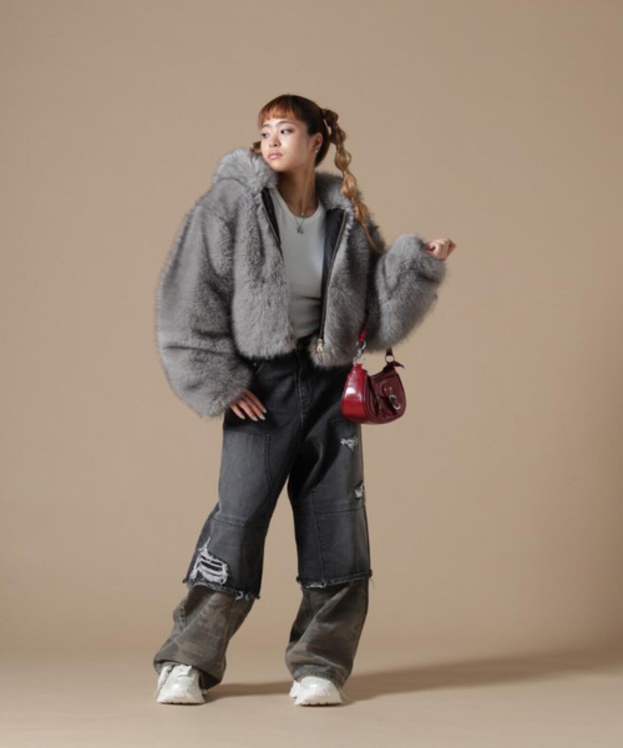 DankeSchon/ダンケシェーン/WOMEN ECO FUR HOOD BLOUSON | L.H.P