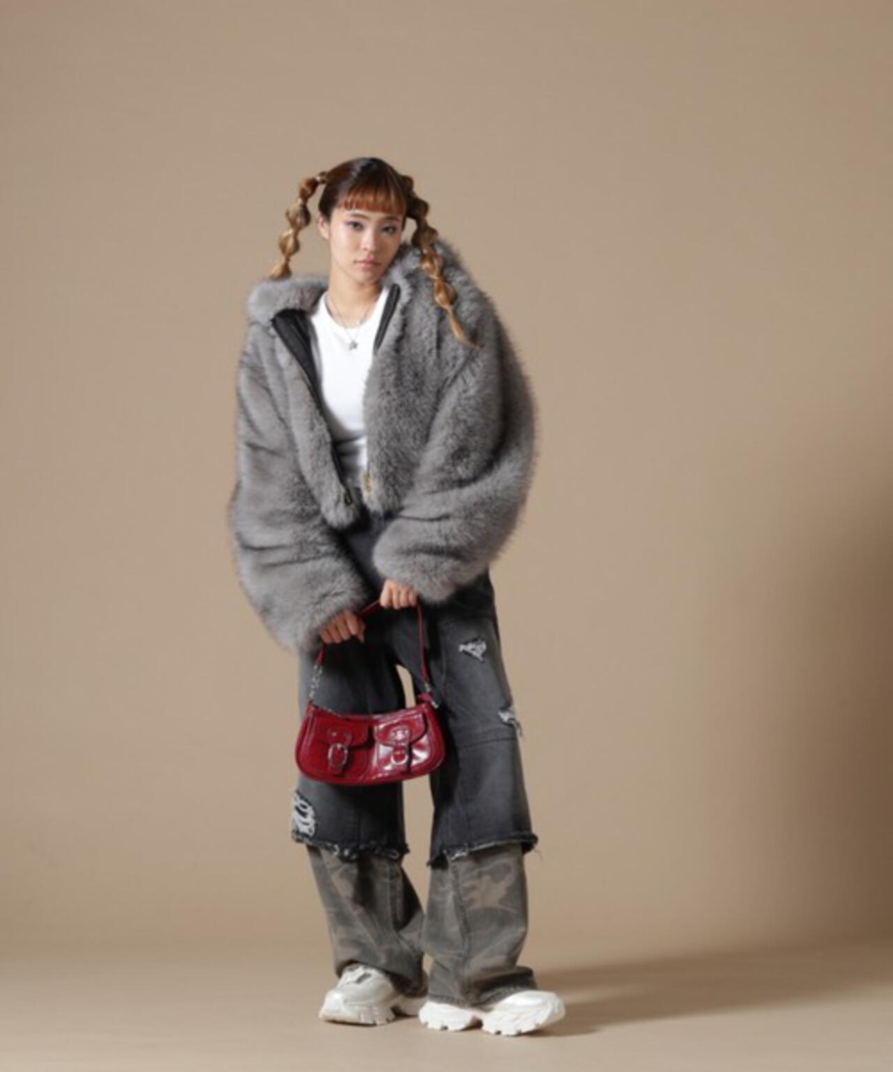 DankeSchon/ダンケシェーン/WOMEN ECO FUR HOOD BLOUSON | L.H.P