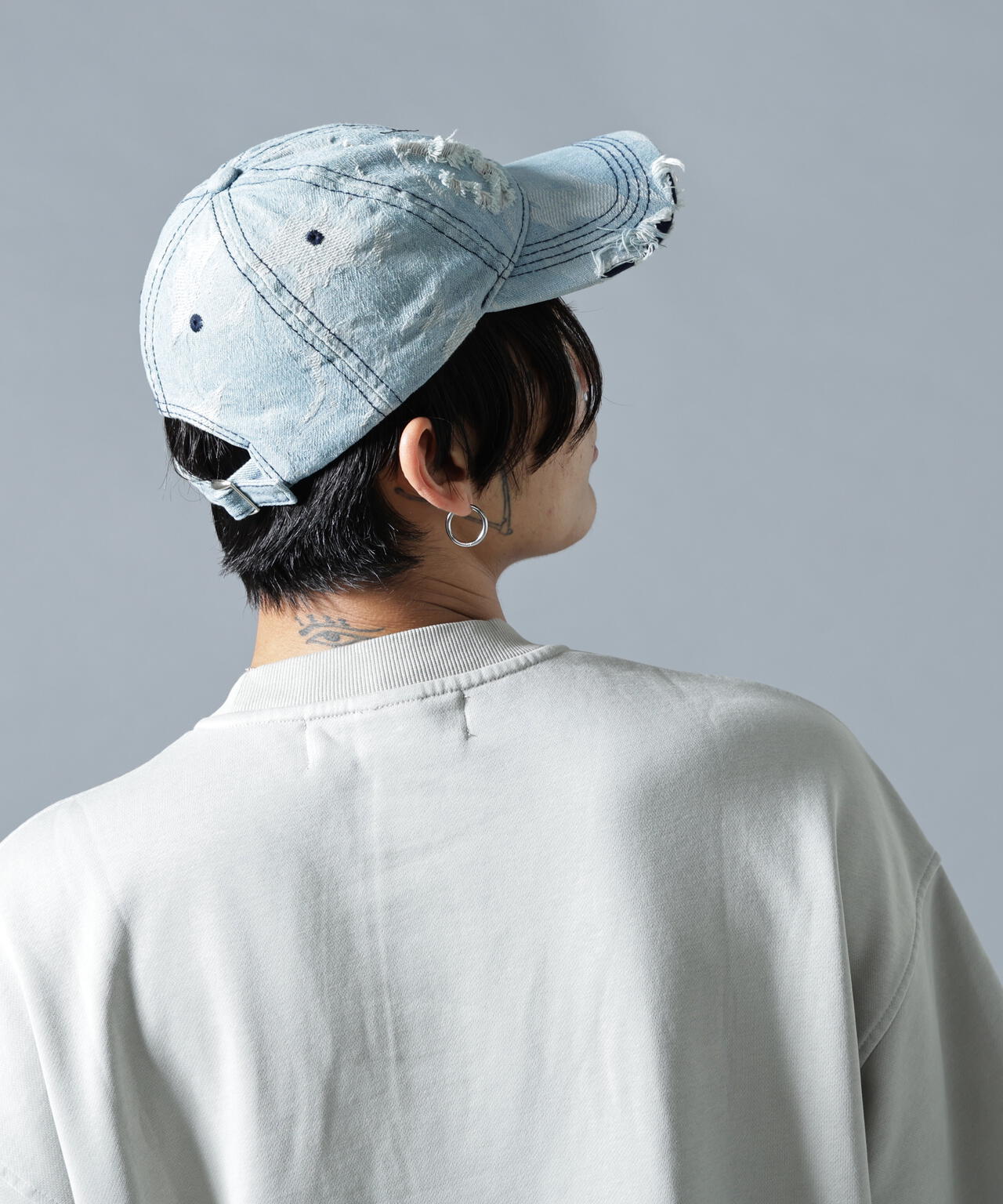 クリスチャンダダ 帽子 Denim Cap MAVYTH／※CRASH DENIM CAP | L.H.P