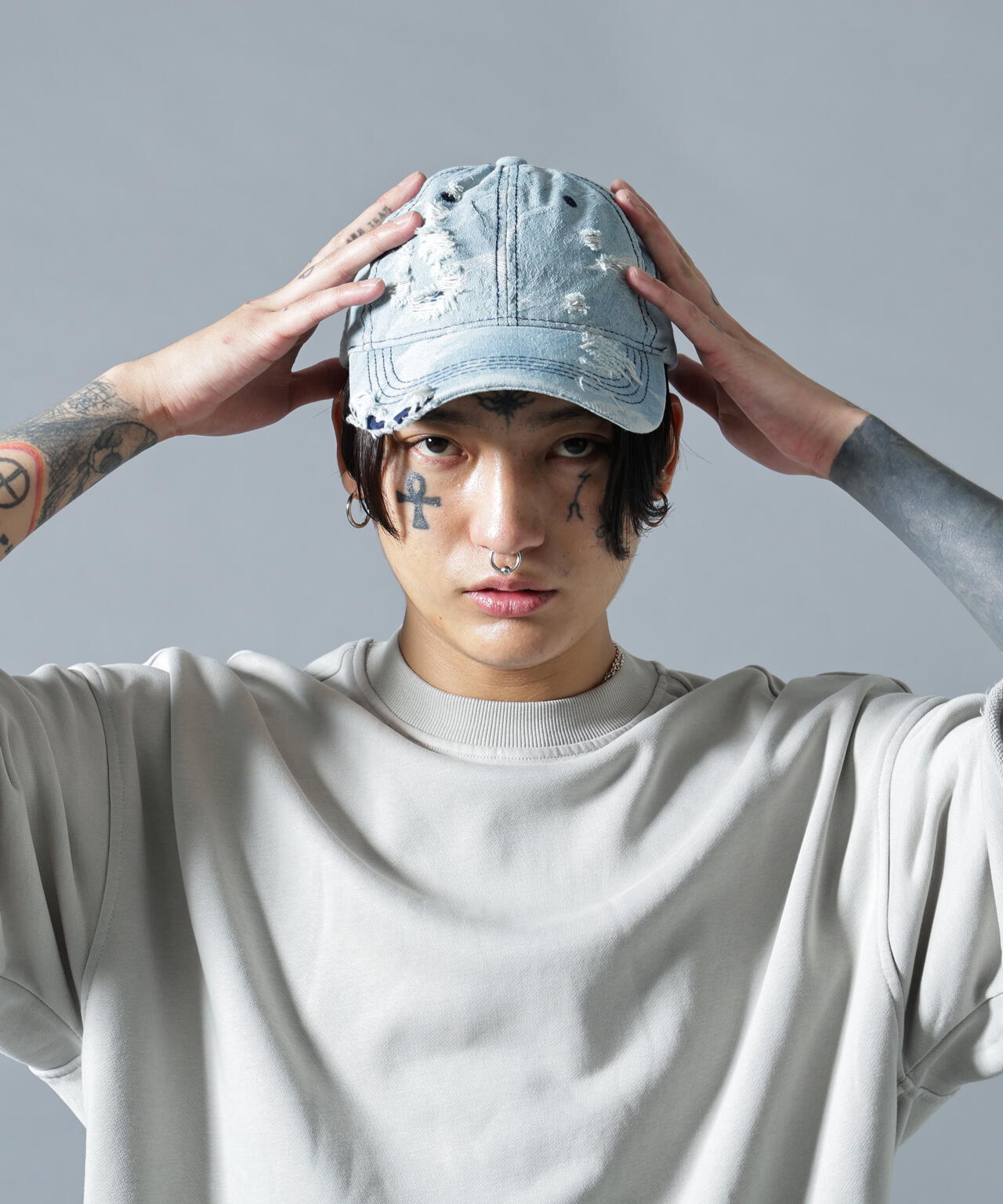 MAVYTH／※CRASH DENIM CAP | L.H.P
