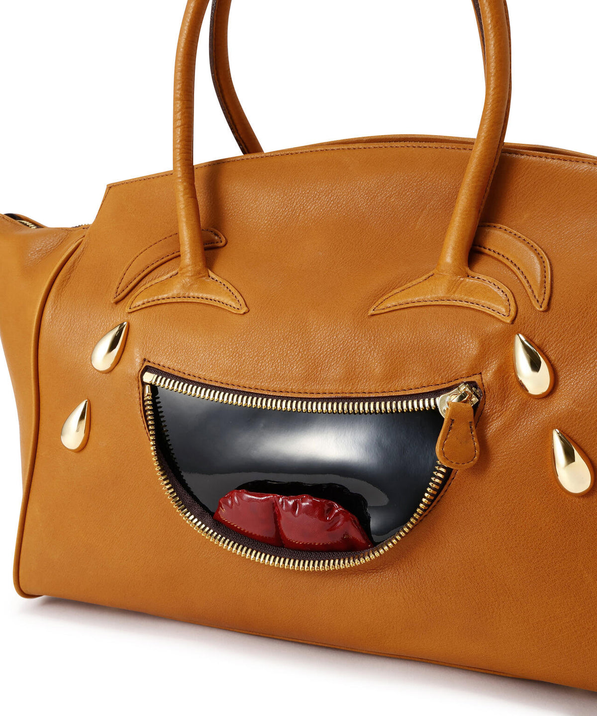 doublet/ダブレット/LAUGHING EMOJI LEATHER BAG
