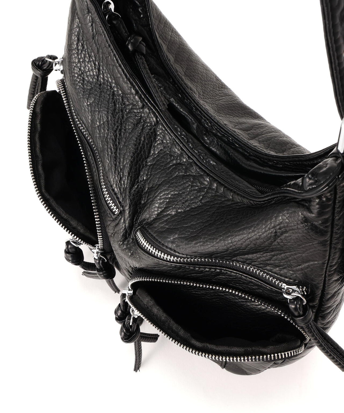 SIS/エスアイエス/PU LEATHER SHOULDER BAG