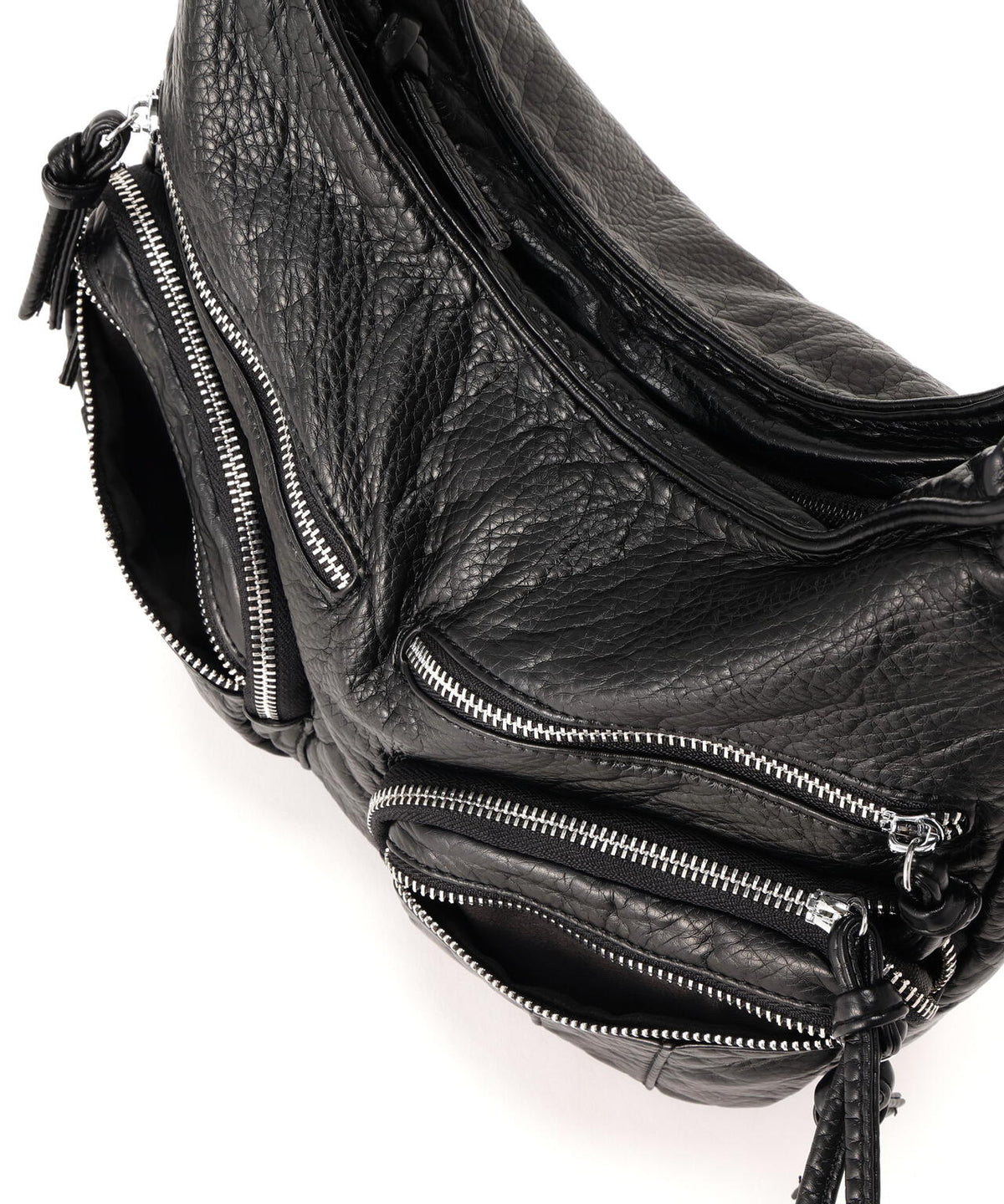 SIS/エスアイエス/PU LEATHER SHOULDER BAG