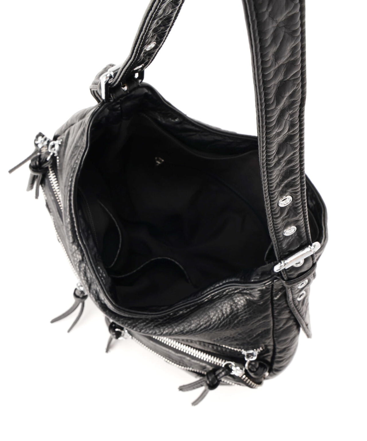 SIS/エスアイエス/PU LEATHER SHOULDER BAG