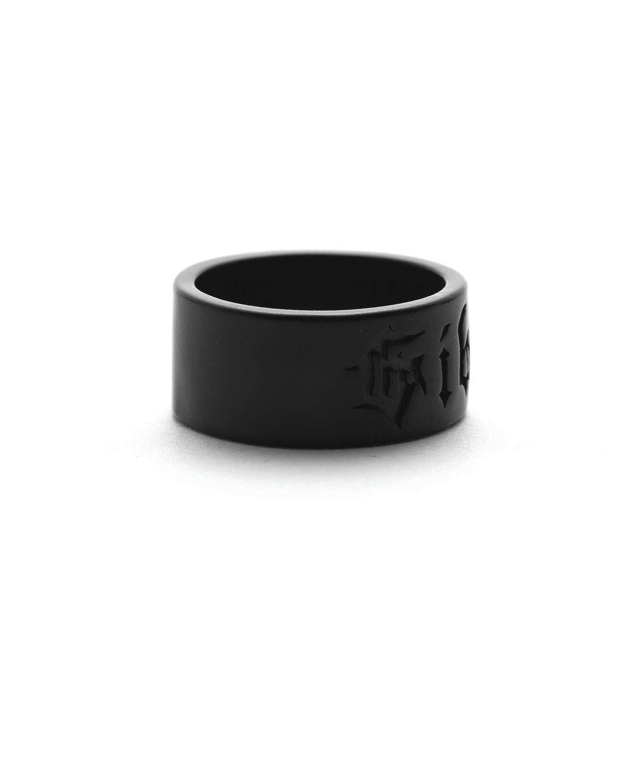 gibous/ギボス/gothic logo ring black