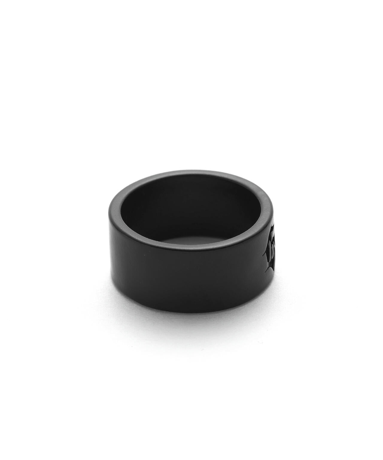 gibous/ギボス/gothic logo ring black