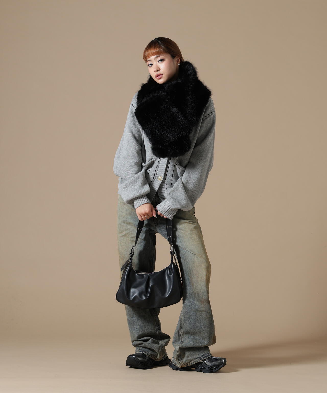 DankeSchon/ダンケシェーン/WOMEN ECOFUR MUFFLER | L.H.P