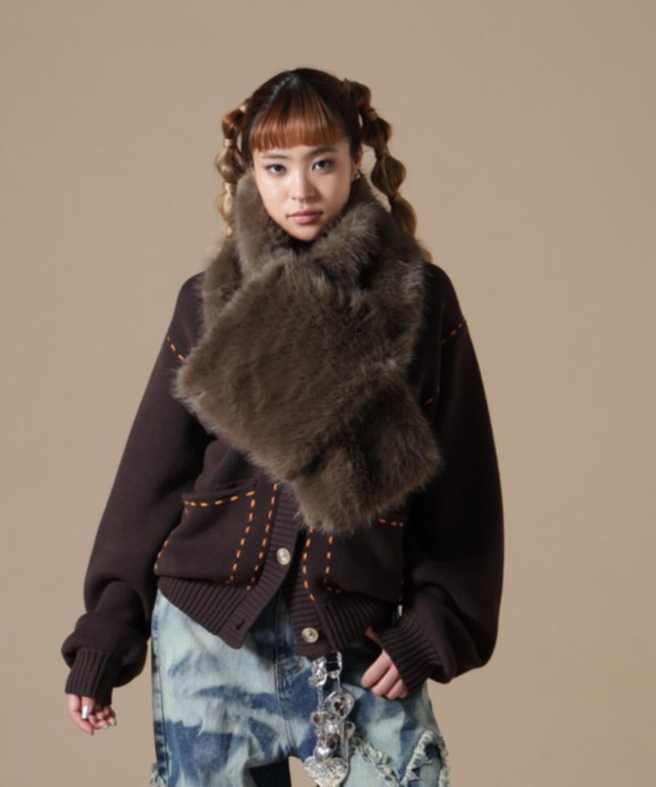 DankeSchon/ダンケシェーン/WOMEN ECOFUR MUFFLER | L.H.P