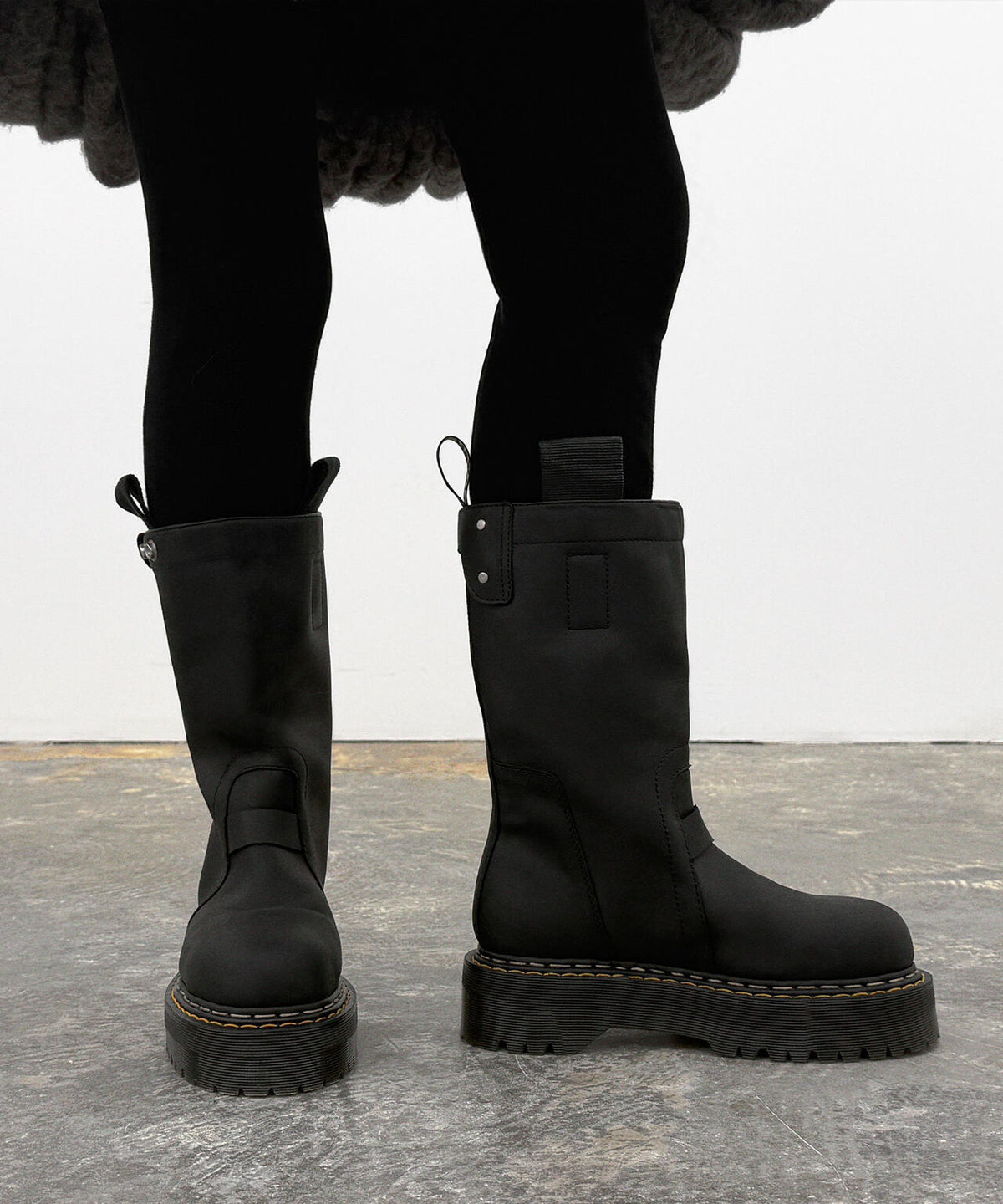 Rick Owens×Dr.Martens/リックオウエンス×ドクターマーチン/QUAD SOLE PULL ON BOOT
