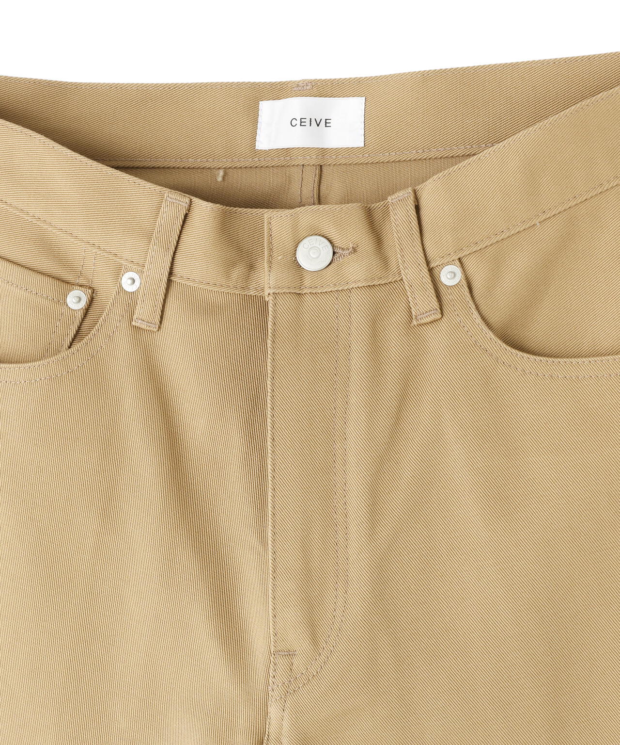 CEIVE/シーヴ/WIDE FIT DENIM PANTS - BEIGE