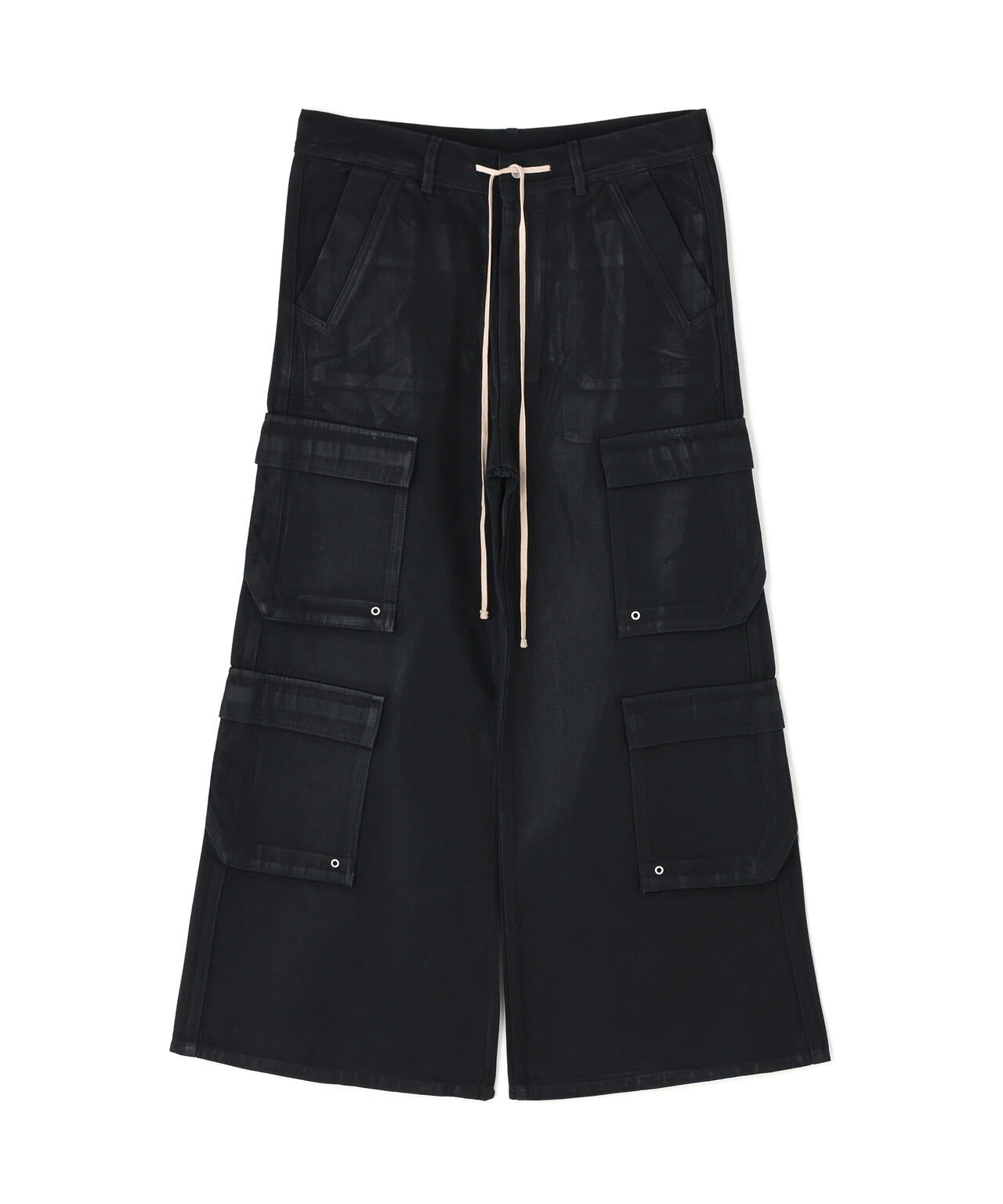 ゆかりん❤ 2セットです！ DankeSchon/ダンケシェーン/11oz RABBER COATED FLARE CARGO PANTS