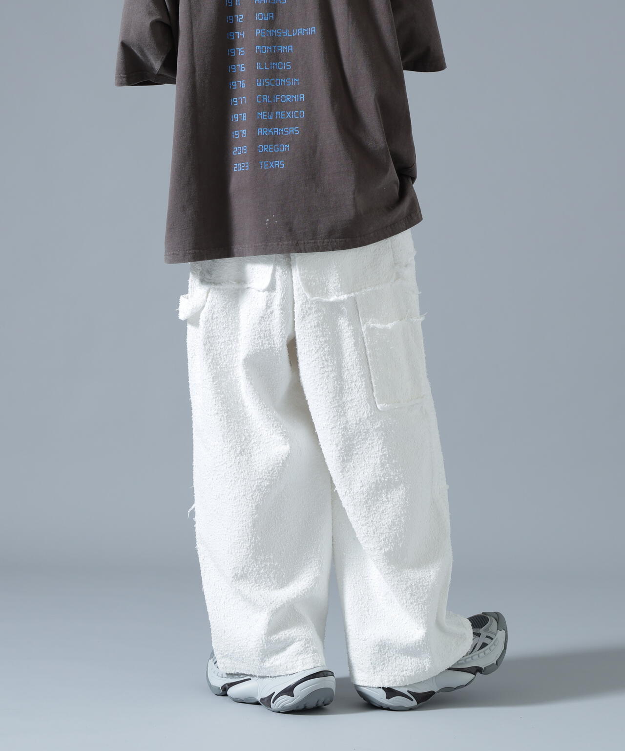 DankeSchon/ダンケシェーン/NEEDLEPUNCH DENIM W-KNEE PANTS | L.H.P